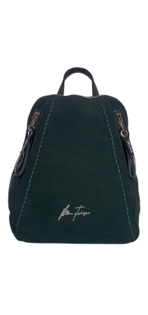 Rucsac Dama Piele Naturala Verde V.Fabbiano Smaranda G04425 [1]