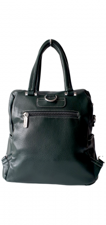 Rucsac Dama Piele Naturala Verde Velina G03177 [4]