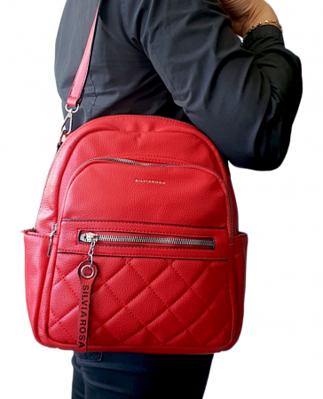 Rucsac Dama Rosu Gilda Silvia Rosa G03627 [6]