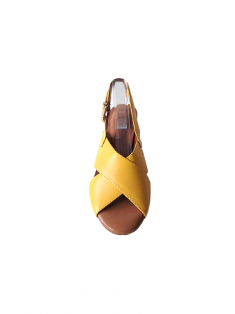 Sandale Dama Piele Naturala Galben Epica Kate D03080 [3]