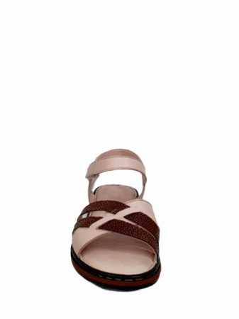 Sandale Dama Piele Naturala Nude Ielna D02713 [9]