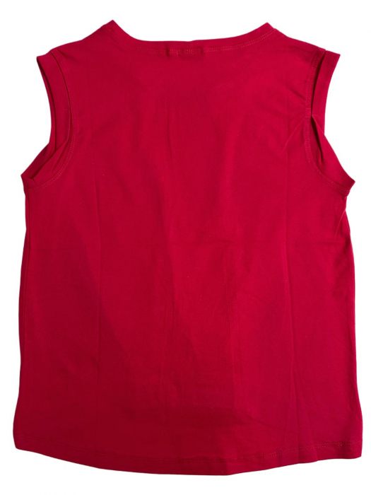 Maiou Chic, bumbac cu elastan, rosu [2]