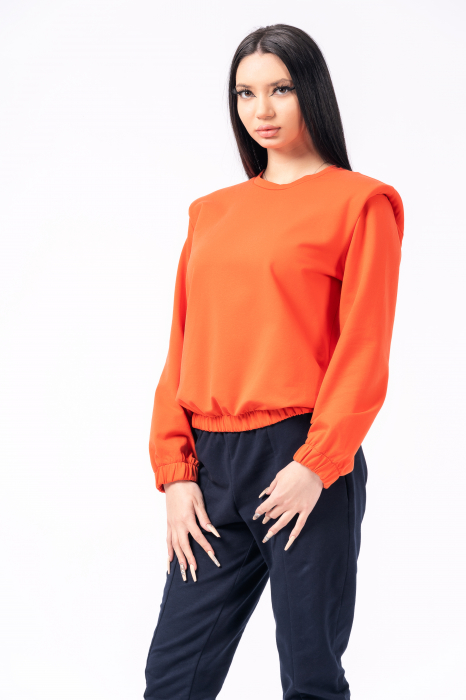 Bluza orange cu umeri [3]