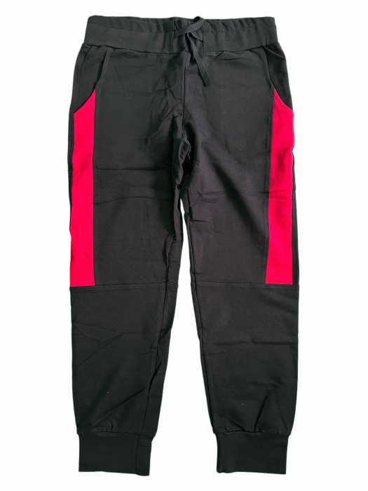 Pantalon Dama LAZO TRAVEL, Negru cu rosu [2]