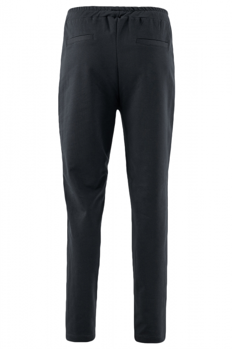 Pantalon dama bleumarin cu dunga alb [3]