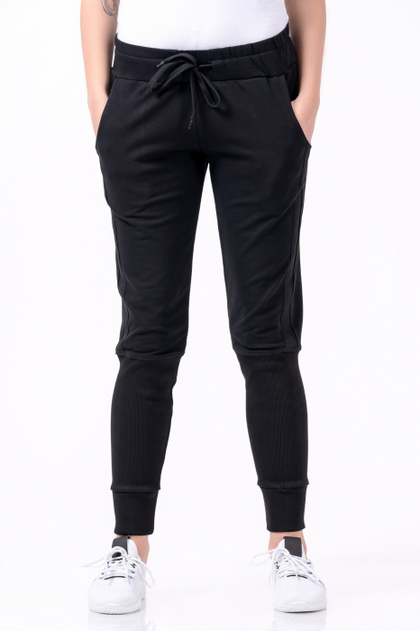 Pantaloni dama, Lazo Jogger, negru [2]