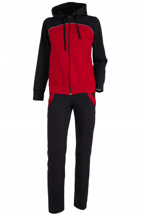 Trening Damă LAZO-BIG CITY, Negru cu Roșu / Gri [2]