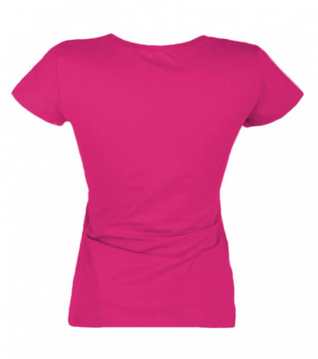 Tricou simplu ciclam pentru dama [3]