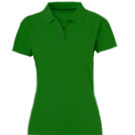 Tricou polo verde pentru fete [1]