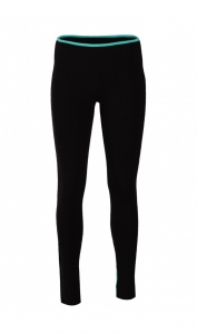 Colanti Dama - Negru cu Verde Menta [0]