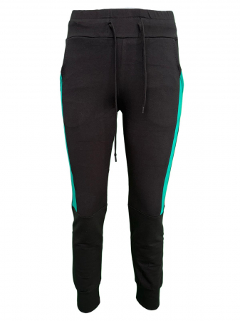 IMBRACAMINTE FEMEI - Pantalon Dama LAZO TRAVEL, Negru cu verde