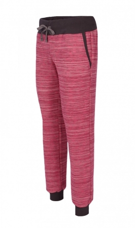 Pantalon Damă LAZO EASY & SPORT, Roz închis cu Negru [1]