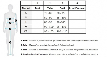 Pantaloni Dama LAZO AIR LINE, Negru cu ciclam [3]