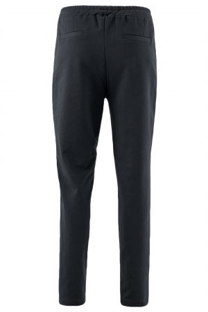 Pantalon dama negru cu dunga verde [2]