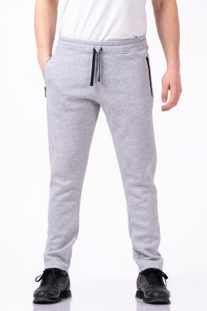 Pantaloni sport gri melanj [0]