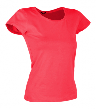 IMBRACAMINTE FEMEI - Tricou simplu corai pentru dama