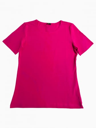 Tricouri - Tricou simplu ciclam pentru femei