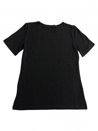 Tricou simplu negru pentru femei [1]