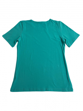 Tricou simplu turcoaz pentru femei [1]