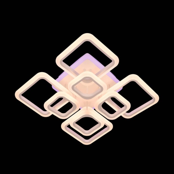 Lustra LED NEW Square Design, SLC, Patrata 8 cu Telecomanda [5]