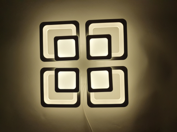 Resigilat - Lustra LED Square Design, SLC, Patrata 50 cu Telecomanda [5]