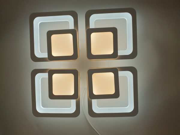 Resigilat - Lustra LED Square Design, SLC, Patrata 50 cu Telecomanda [4]