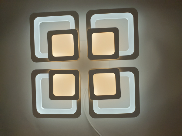 Lustra LED Square Design, SLC, Patrata 50 cu Telecomanda [4]