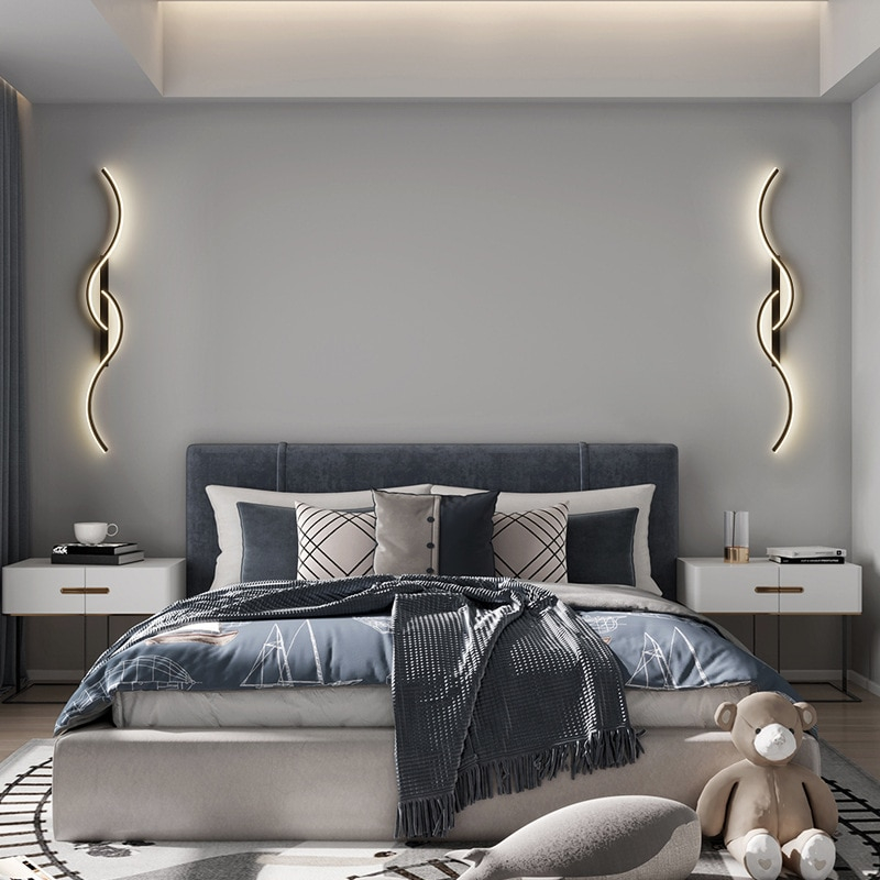 Aplica de perete WAVY Black and Gold 40 W [6]