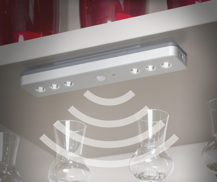 Aplica LED cu senzor de miscare si de lumina, Briloner, 6xLED/0,08W 5 lm, lumina rece 6500K, IP20 [2]