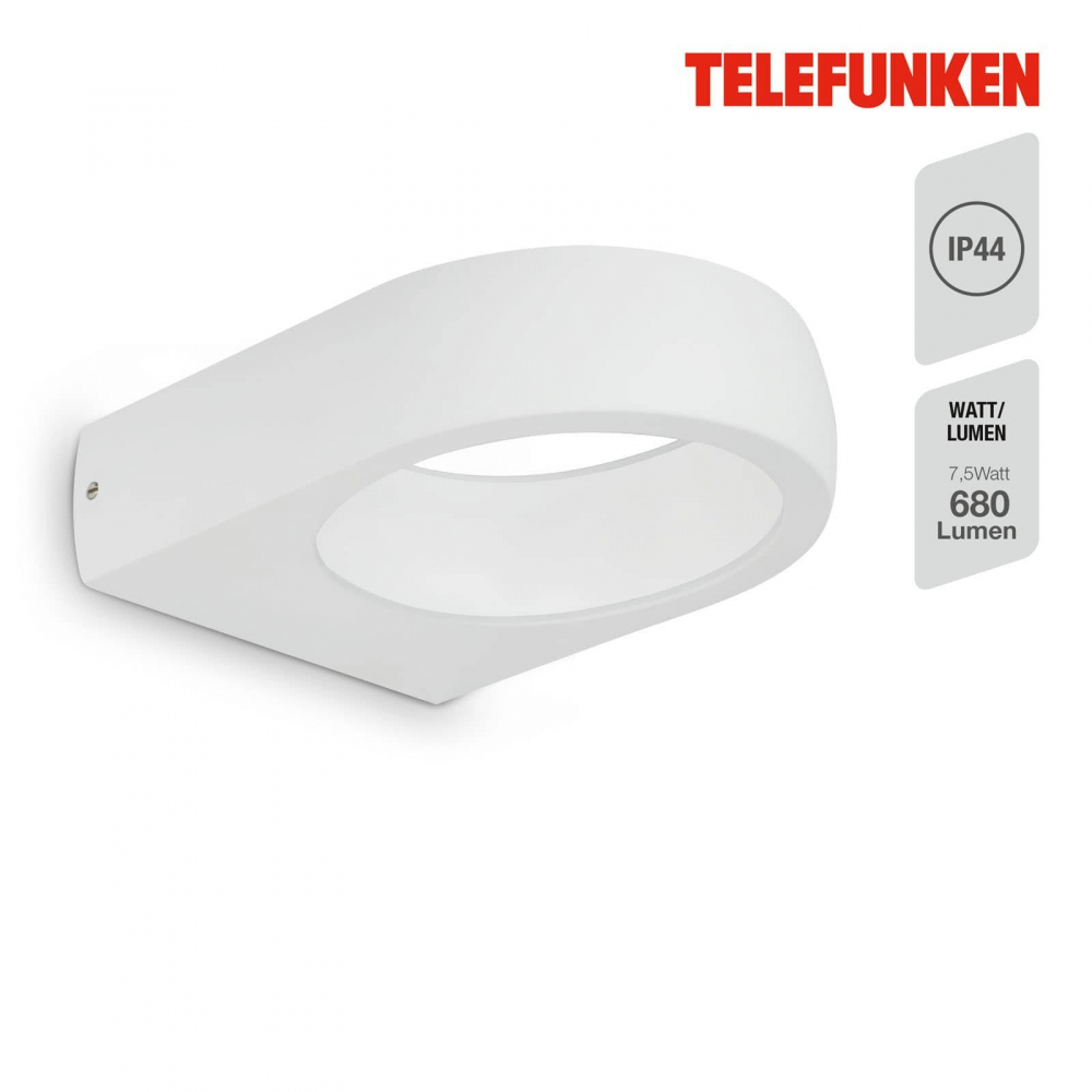 Aplica LED exterior Briloner Alba PUKA 6.5W 680 lumeni lumina neutra IP44 [4]