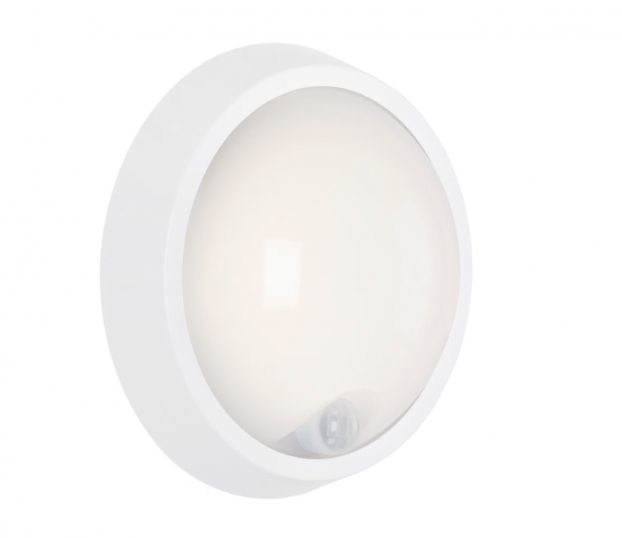 Aplica LED pentru exterior Briloner Leuchen, cu senzor de miscare, 12W, 1150 lumeni, lumina neutra (4000K), IP44, Alb [5]