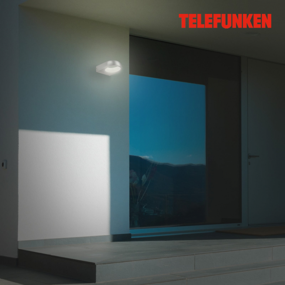 Aplica LED exterior Briloner Argintie PUKA 6.5W 680 lumeni lumina neutra IP44 [3]