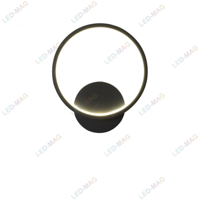 Aplica perete LED Circle Design Neagra [3]