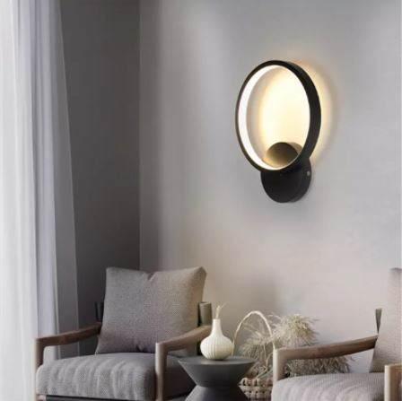 Aplica perete LED Circle Design Neagra [1]
