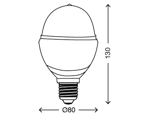 Bec disco rotativ LED RGB Briloner, E27, 3W, unghi reflexie 180 grade [5]