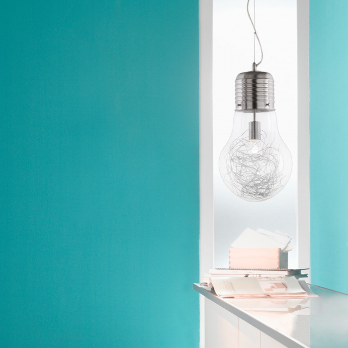 Candelabru sticla design modern Futura soclu E27 [4]