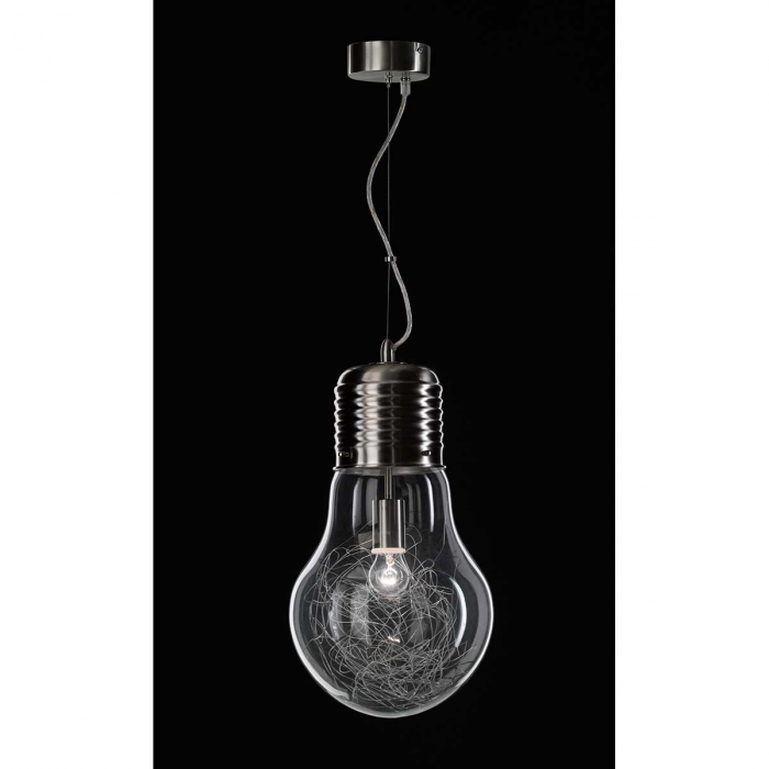 Candelabru sticla design modern Futura soclu E27 [7]