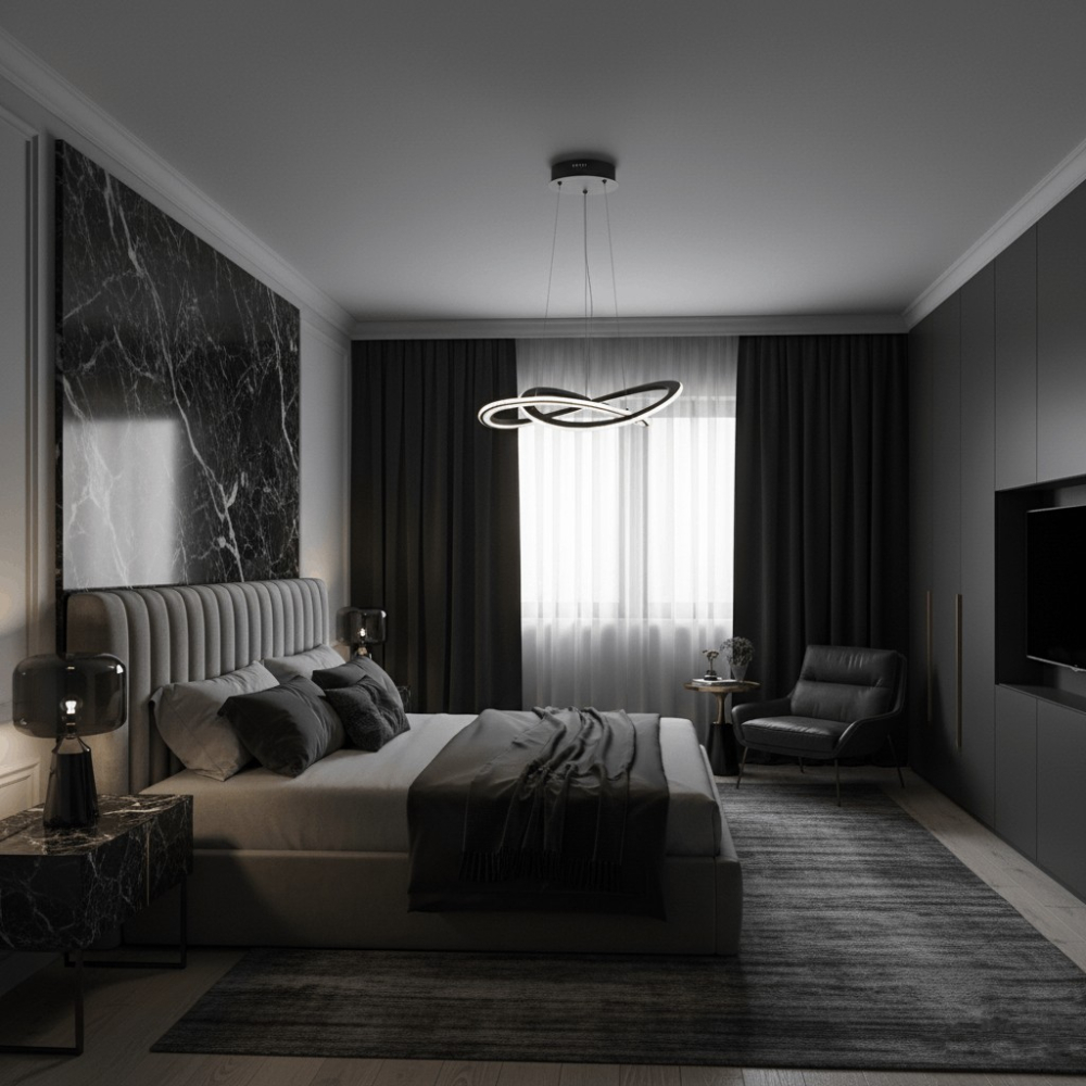 Candelabru LED Ohio Negru [1]