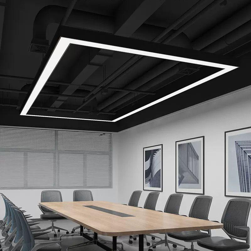 Lampă LED Liniara Modulară, Aluminiu Negru, 100lm/W, Montaj Suspendat/Aparent [6]