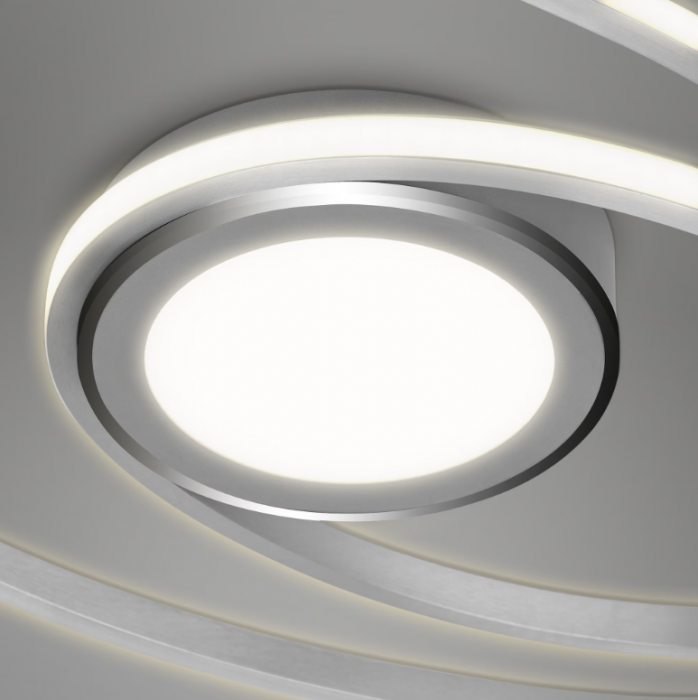 Lustra Led Briloner Leuchen Rotunda Argintie 22w 2800 Lumeni Lumina Calda [7]