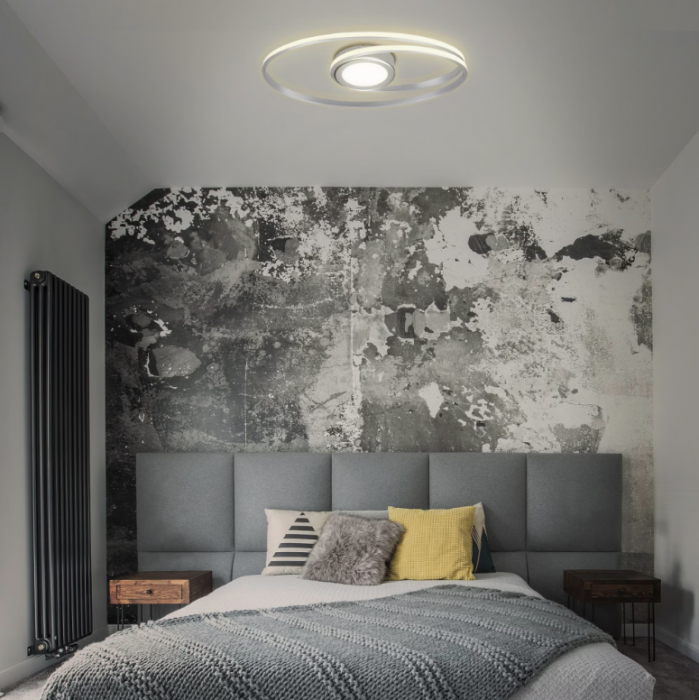 Lustra Led Briloner Leuchen Rotunda Argintie 22w 2800 Lumeni Lumina Calda [4]