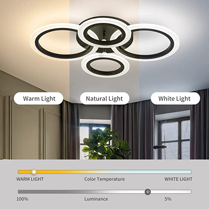 Led Circle Black SLC 2+2 [6]