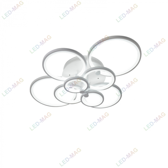 Lustra LED Circle Design 8 Cercuri cu telecomanda [6]