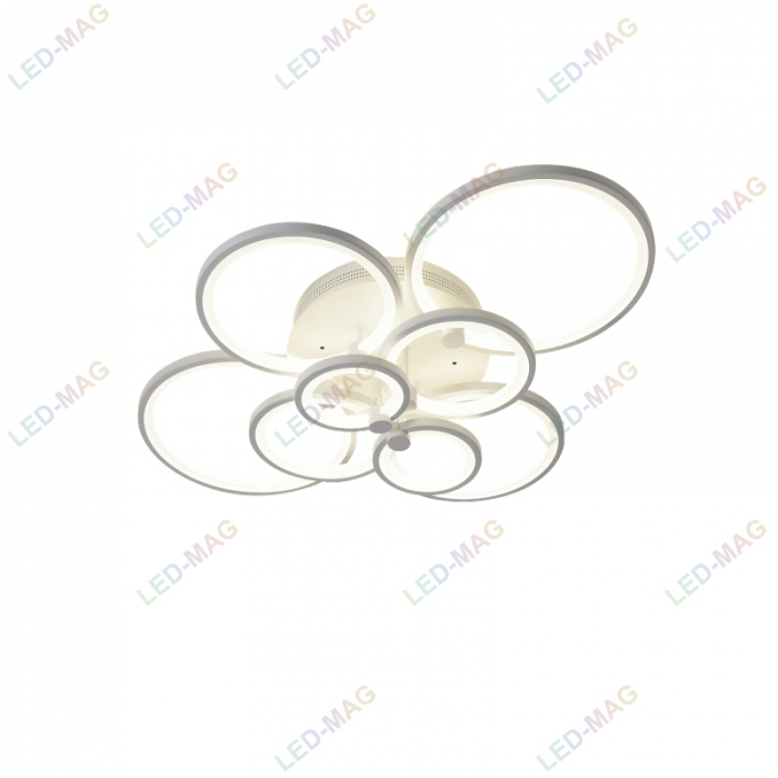 Lustra LED Circle Design 8 Cercuri cu telecomanda [7]