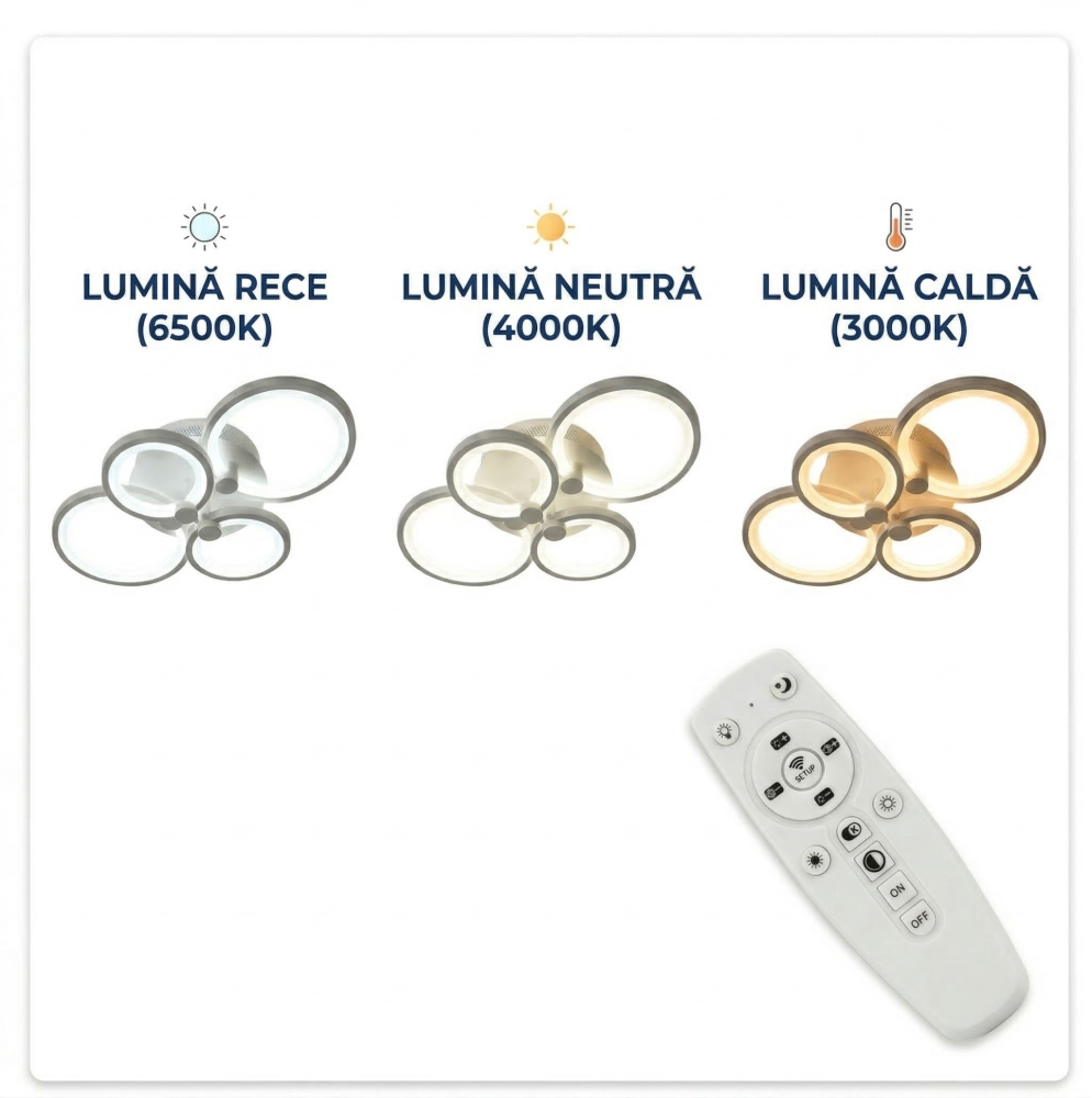 Lustra Led cu telecomanda [5]