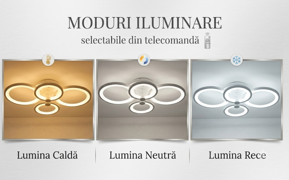 Lustra Led cu telecomanda [3]