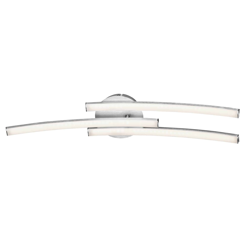 Plafoniera LED integrat Briloner 3 Surse de iluminat si un Brat Pivotant 18 W Lumina Calda Argintiu [3]