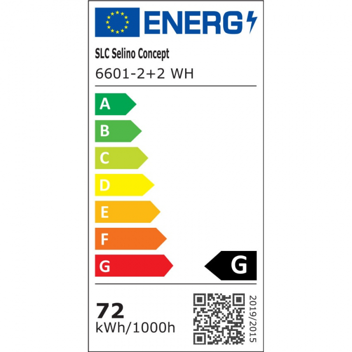 Lustra LED integrat SLC Selino Concept Rondo 2+2, 36-72W, cu aplicatie telefon, telecomanda, lumina calda/neutra/rece, intensitate reglabila, 56 cm, Alb [9]