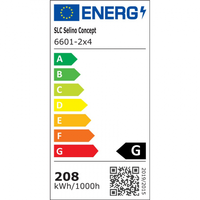 Lustra LED integrat SLC Selino Concept Rondo 2x4, 104-208W, cu aplicatie telefon [2]