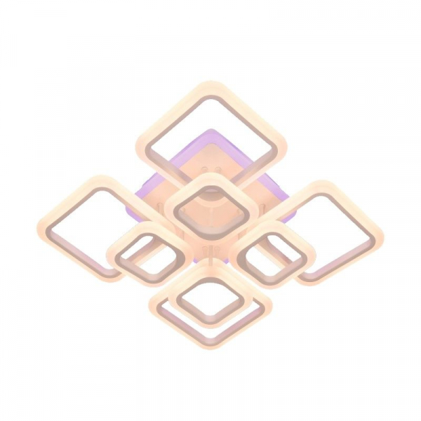 Lustra LED NEW Square Design, SLC, Patrata 8 cu Telecomanda [2]